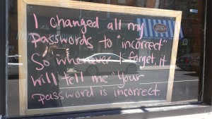 Password - Incorrect